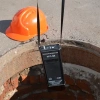 Газосигнализатор ТГС-3 И при контроле загазованности в колодце