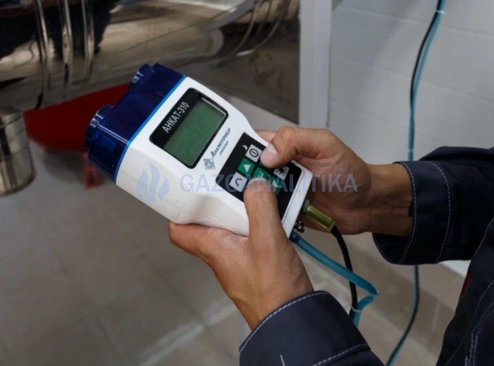 Контроль дымовых газов газоанализатором АНКАТ-310